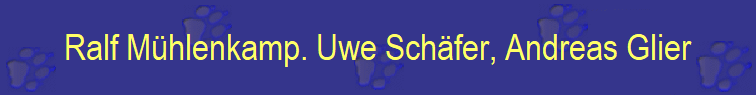 Ralf M�hlenkamp. Uwe Sch�fer, Andreas Glier
