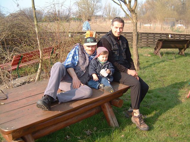 Wolle, Lena und Andi